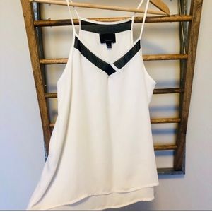 Lumiere black and white camisole | size S